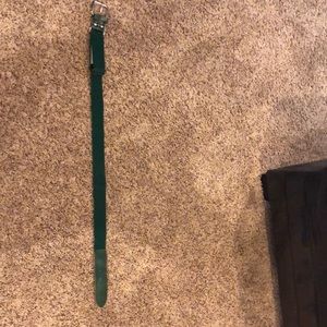 GREEN BASEBALL BELT